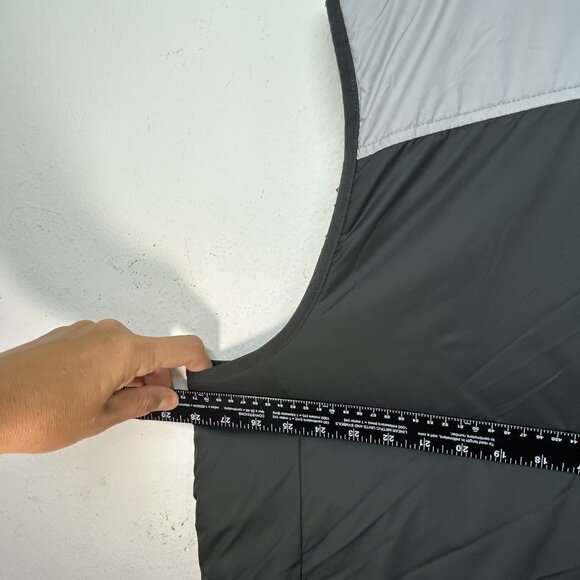 The North Face Vest Mens reversible vest grey blue Windstopper Fleece Full Zip - Picture 5 of 14